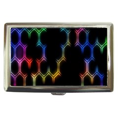 Grid Light Colorful Bright Ultra Cigarette Money Cases by Mariart