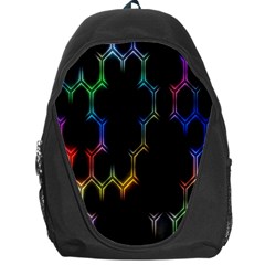 Grid Light Colorful Bright Ultra Backpack Bag
