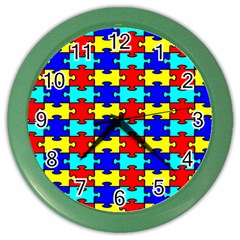 Game Puzzle Color Wall Clocks
