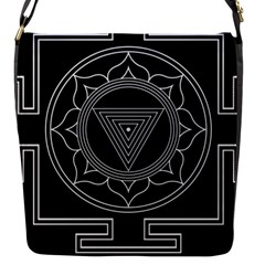 Kali Yantra Inverted Flap Messenger Bag (s) by Mariart