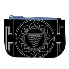 Kali Yantra Inverted Large Coin Purse by Mariart