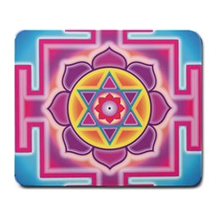 Kali Yantra Inverted Rainbow Large Mousepads