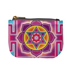 Kali Yantra Inverted Rainbow Mini Coin Purses by Mariart