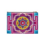 Kali Yantra Inverted Rainbow Cosmetic Bag (Medium)  Back