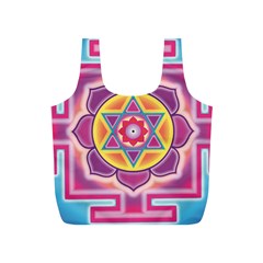 Kali Yantra Inverted Rainbow Full Print Recycle Bags (S) 