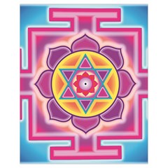 Kali Yantra Inverted Rainbow Drawstring Bag (Small)