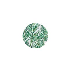 Jungle Fever Green Leaves 1  Mini Buttons