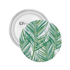 Jungle Fever Green Leaves 2 25  Buttons