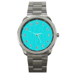 Line Blue Sport Metal Watch