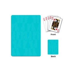 Line Blue Playing Cards (mini) 