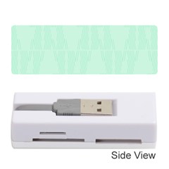 Line Blue Chevron Memory Card Reader (stick)  by Mariart