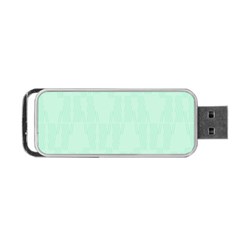 Line Blue Chevron Portable Usb Flash (two Sides)