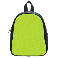 Line Green School Bag (small) by Mariart