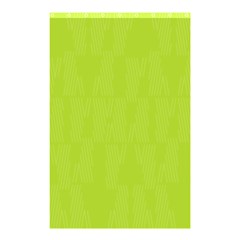 Line Green Shower Curtain 48  X 72  (small) 