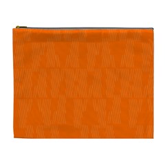 Line Orange Cosmetic Bag (xl)
