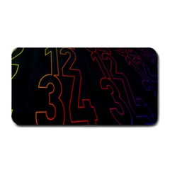 Neon Number Medium Bar Mats by Mariart