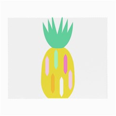 Pineapple Fruite Yellow Triangle Pink White Small Glasses Cloth by Mariart