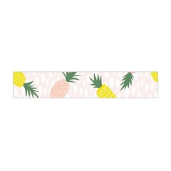 Pineapple Rainbow Fruite Pink Yellow Green Polka Dots Flano Scarf (mini) by Mariart