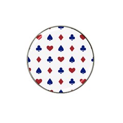 Playing Cards Hearts Diamonds Hat Clip Ball Marker
