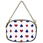 Playing Cards Hearts Diamonds Chain Purses (One Side)  Front