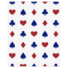 Playing Cards Hearts Diamonds Drawstring Bag (small)