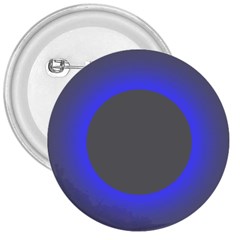 Pure Energy Black Blue Hole Space Galaxy 3  Buttons by Mariart