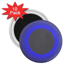 Pure Energy Black Blue Hole Space Galaxy 2 25  Magnets (10 Pack)  by Mariart