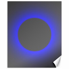 Pure Energy Black Blue Hole Space Galaxy Canvas 11  X 14  