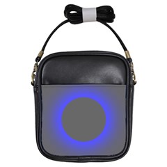 Pure Energy Black Blue Hole Space Galaxy Girls Sling Bags by Mariart