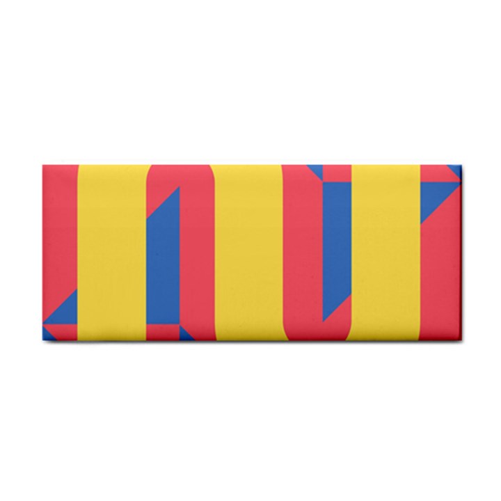 Rainbow Sign Yellow Red Blue Retro Cosmetic Storage Cases