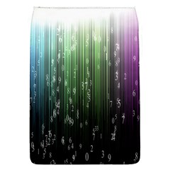 Numerical Animation Random Stripes Rainbow Space Flap Covers (s)  by Mariart