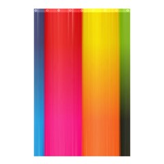 Rainbow Stripes Vertical Lines Colorful Blue Pink Orange Green Shower Curtain 48  X 72  (small) 