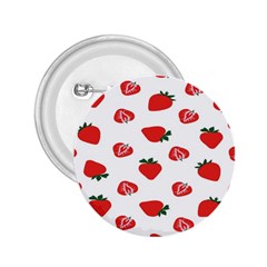 Red Fruit Strawberry Pattern 2 25  Buttons by Mariart