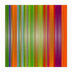 Rainbow Stripes Vertical Colorful Bright Medium Glasses Cloth (2-side) by Mariart