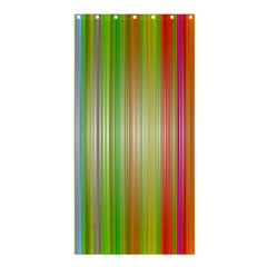 Rainbow Stripes Vertical Colorful Bright Shower Curtain 36  X 72  (stall)  by Mariart