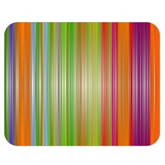 Rainbow Stripes Vertical Colorful Bright Double Sided Flano Blanket (medium) 