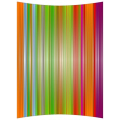 Rainbow Stripes Vertical Colorful Bright Back Support Cushion