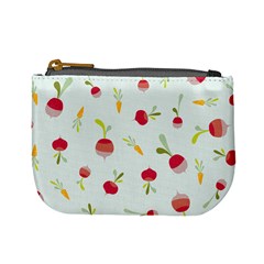 Root Vegetables Pattern Carrots Mini Coin Purses