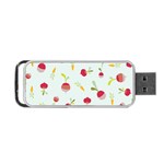 Root Vegetables Pattern Carrots Portable USB Flash (Two Sides) Front