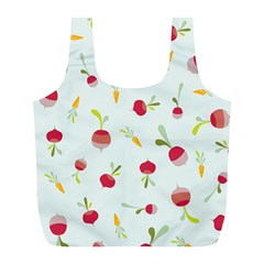 Root Vegetables Pattern Carrots Full Print Recycle Bags (l)  by Mariart