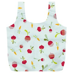 Root Vegetables Pattern Carrots Full Print Recycle Bags (l)  by Mariart