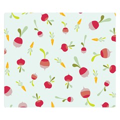 Root Vegetables Pattern Carrots Double Sided Flano Blanket (small) 