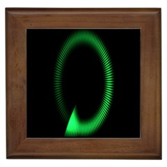 Rotating Ring Loading Circle Various Colors Loop Motion Green Framed Tiles