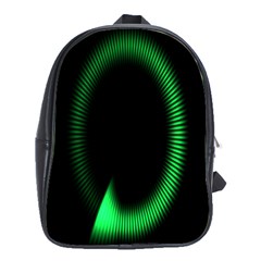 Rotating Ring Loading Circle Various Colors Loop Motion Green School Bag (xl)