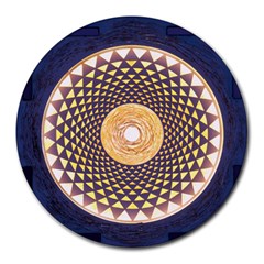 Sahasrara Blue Round Mousepads