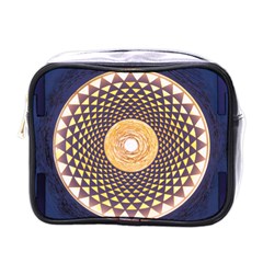 Sahasrara Blue Mini Toiletries Bags by Mariart