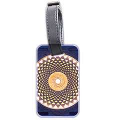 Sahasrara Blue Luggage Tags (two Sides) by Mariart
