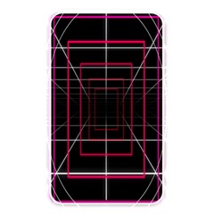 Retro Neon Grid Squares And Circle Pop Loop Motion Background Plaid Memory Card Reader