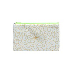 Rosette Flower Floral Cosmetic Bag (xs) by Mariart