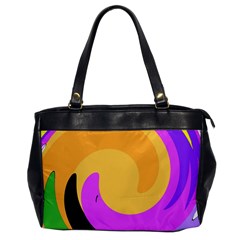 Spiral Digital Pop Rainbow Office Handbags
